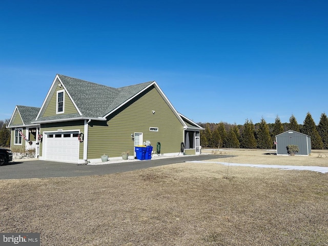 view of side of property