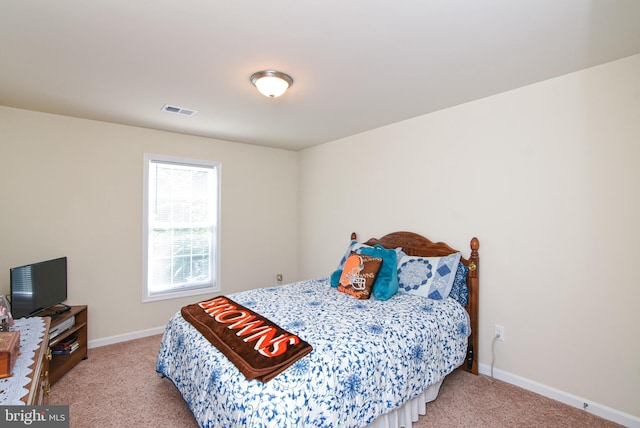 bedroom with carpet flooring