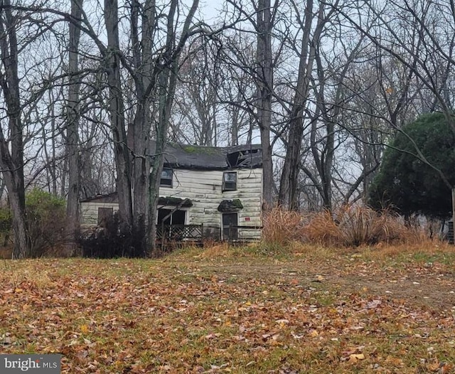 view of side of property