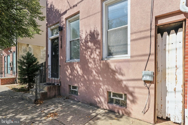 view of home's exterior with a patio area