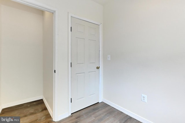 hall featuring hardwood / wood-style floors