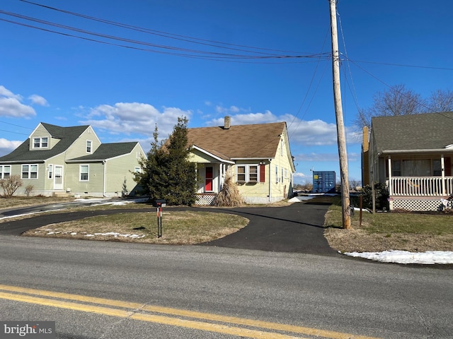 view of front of home