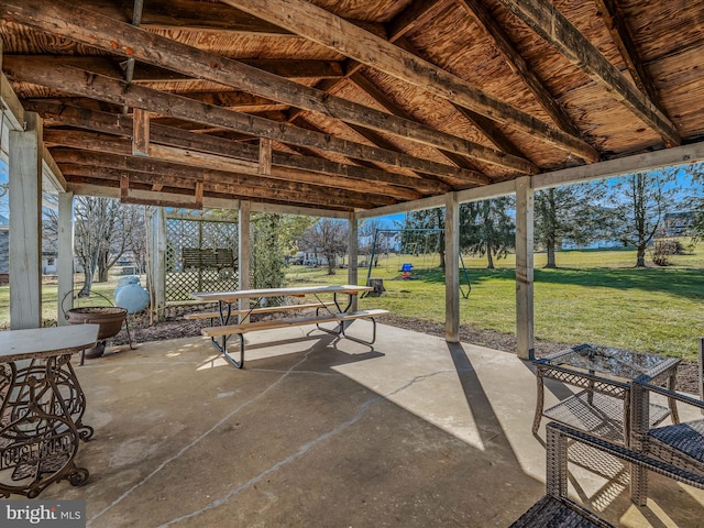 view of patio