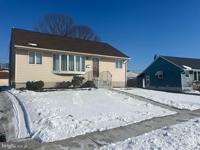 view of front of home