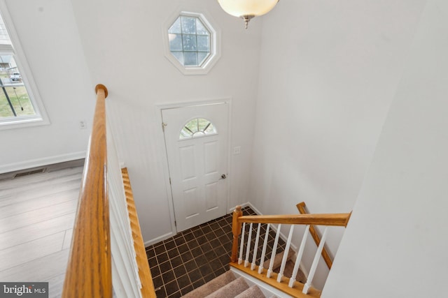 view of foyer entrance