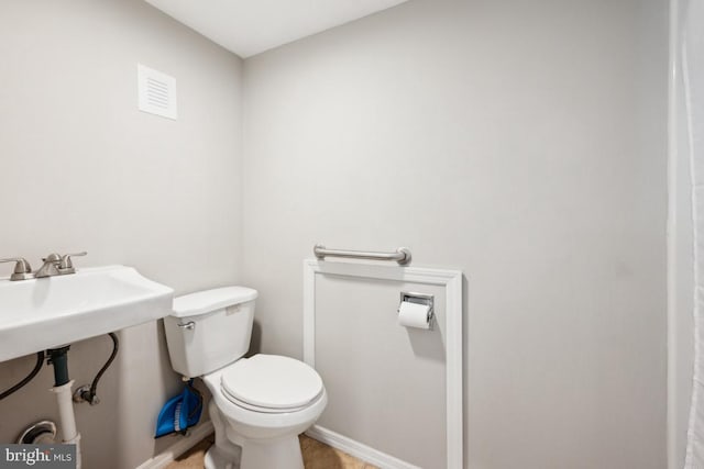 bathroom with toilet