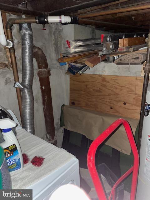 interior space featuring washer / clothes dryer