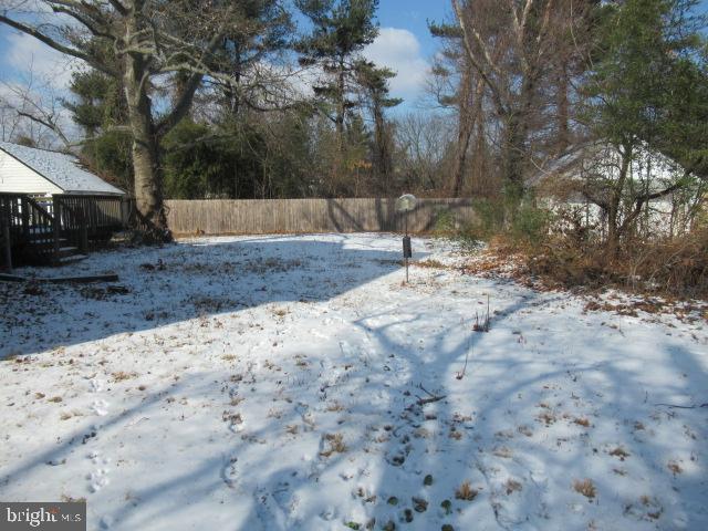 view of snowy yard