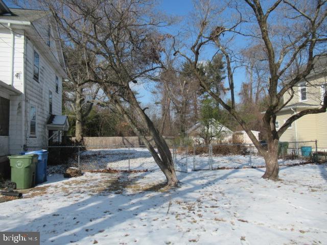 view of snowy yard