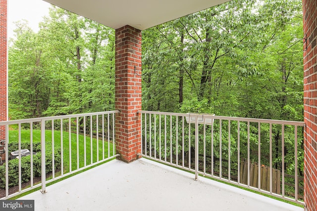 12011 Tralee Rd Unit 203, Lutherville Timonium, MD 21093 - balcony with a view of trees