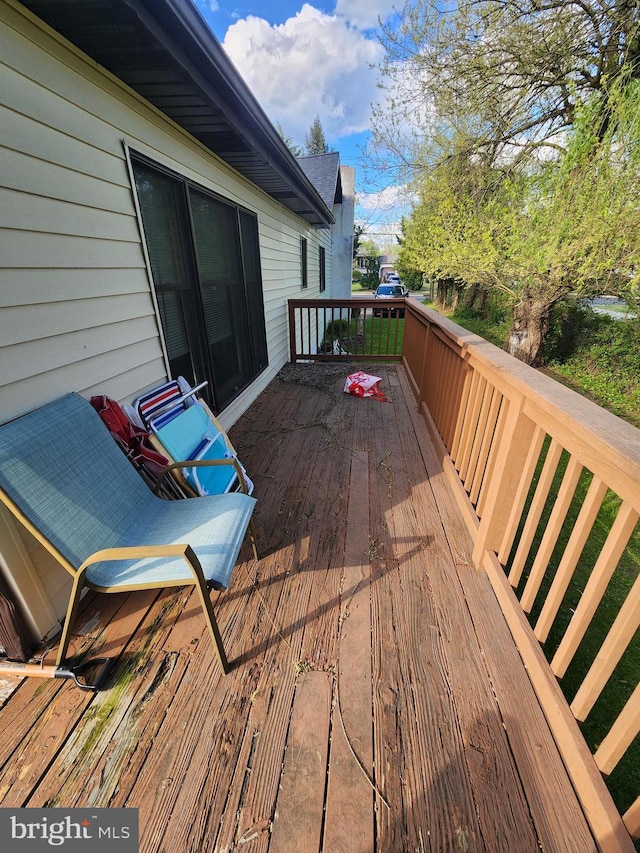 view of deck