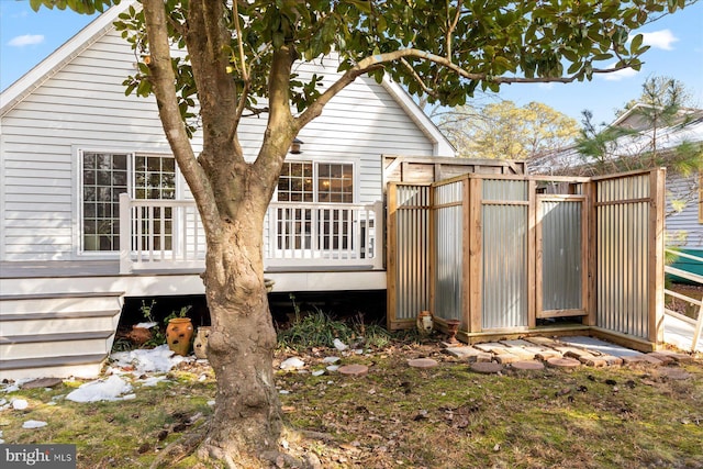 view of rear view of house