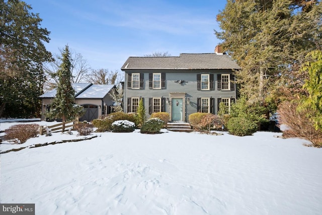 view of colonial inspired home