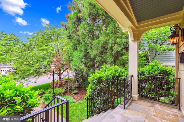 view of patio / terrace featuring a porch