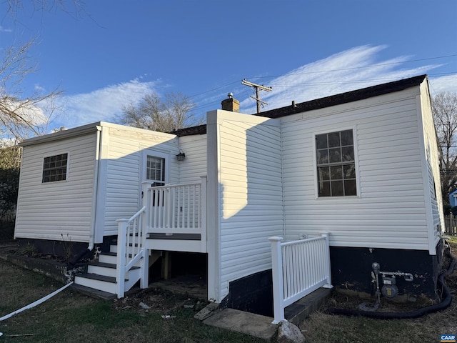 view of rear view of house