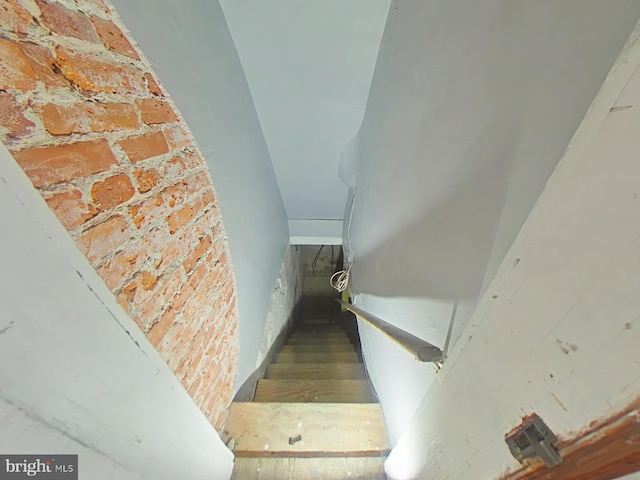 view of staircase