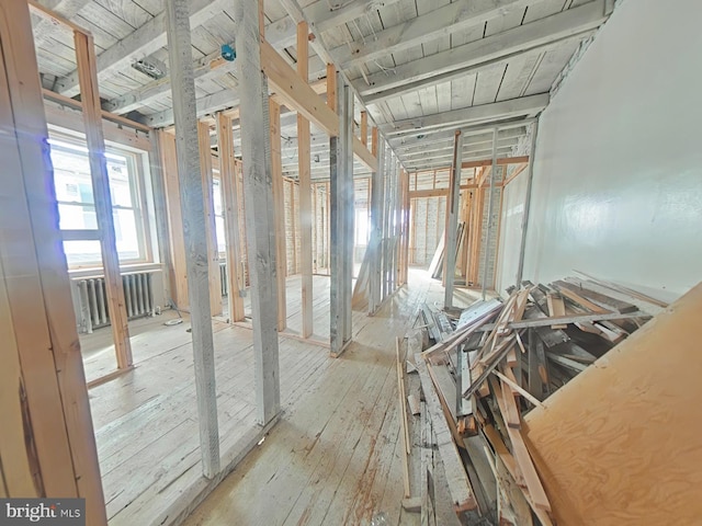 misc room with wooden ceiling