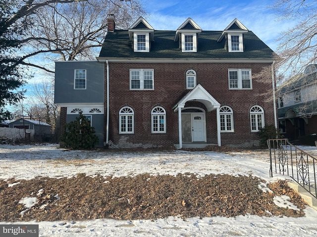 view of front of property