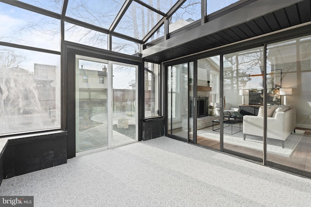 sunroom featuring plenty of natural light