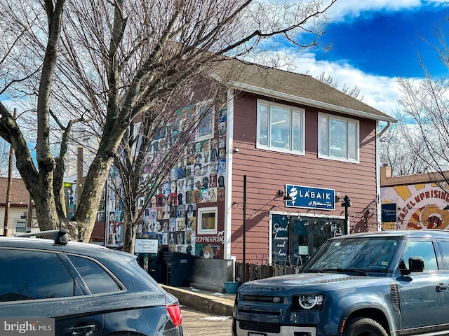 view of side of property