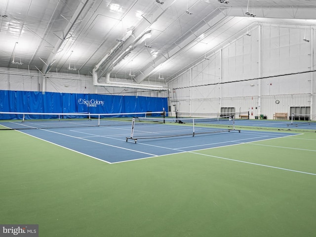 view of tennis court