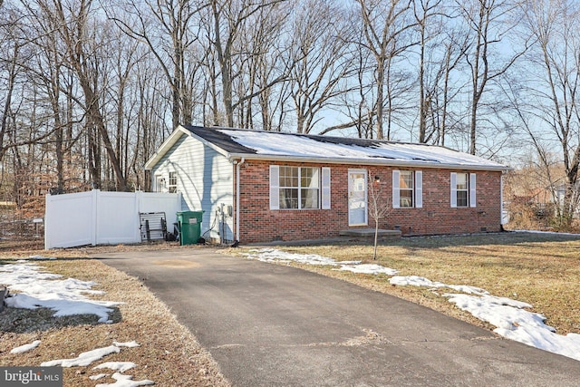 view of front of home