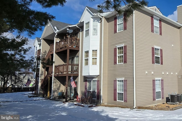 exterior space with central AC unit