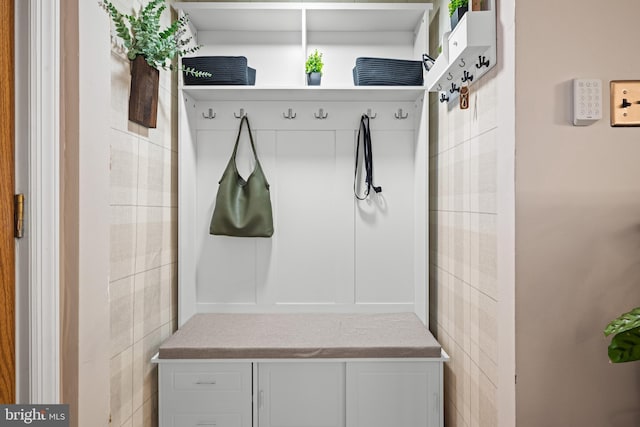 view of mudroom