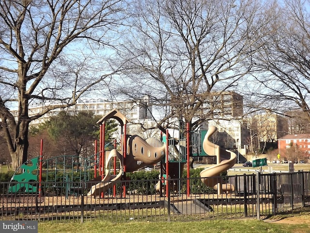 view of play area