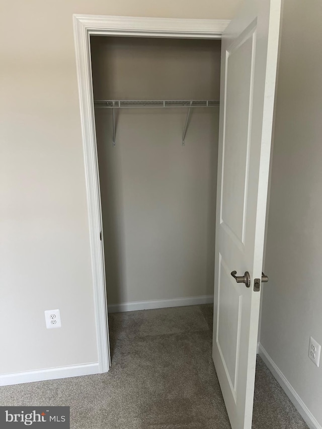 view of closet