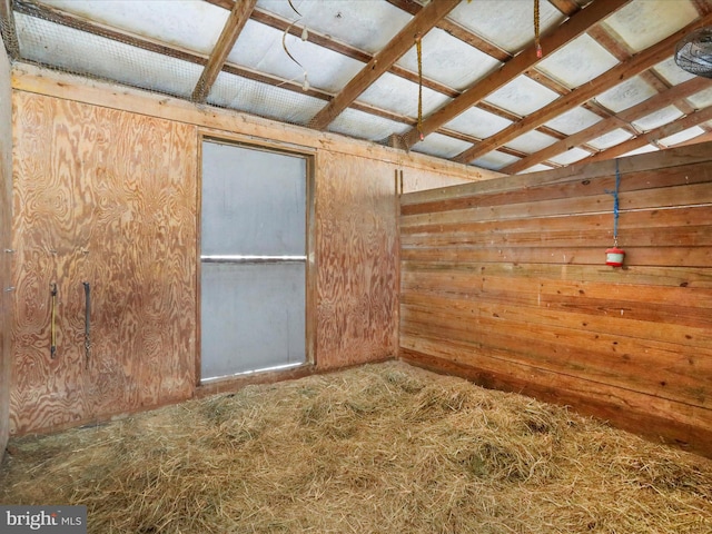 view of horse barn