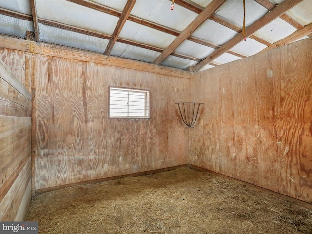 view of horse barn