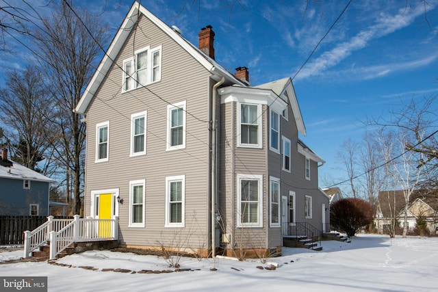 view of front of home