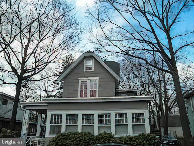 view of side of property