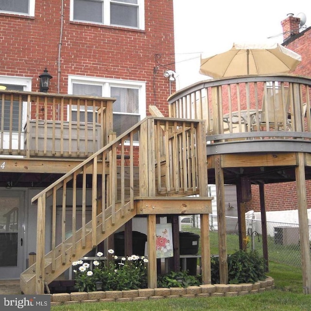 view of rear view of property