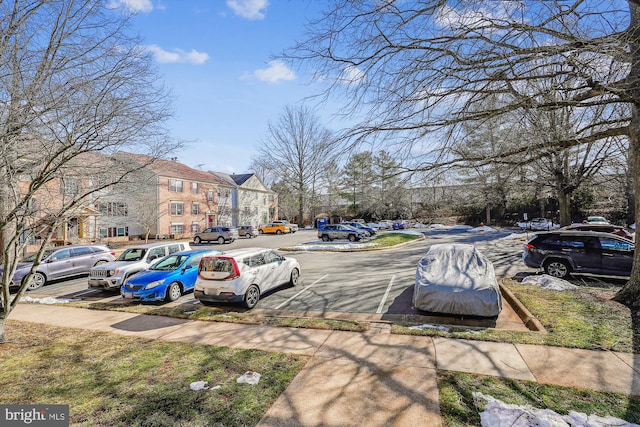 view of vehicle parking