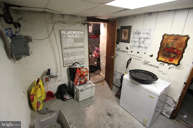 view of laundry area