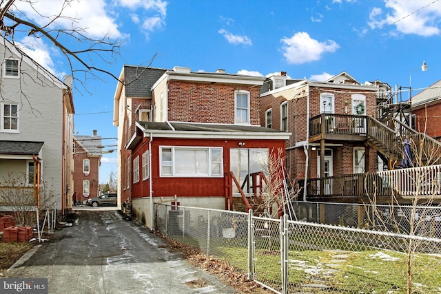 view of back of property