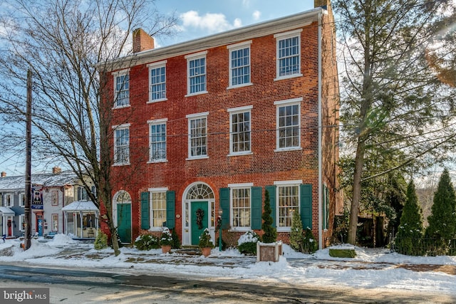 view of colonial-style house