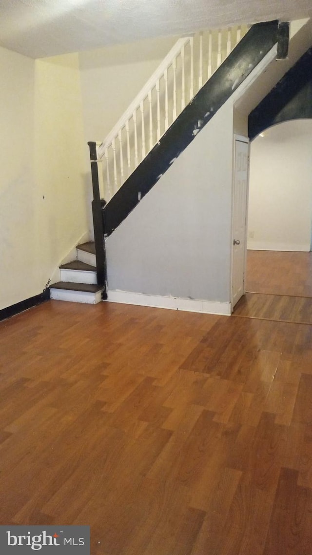 interior space featuring hardwood / wood-style flooring