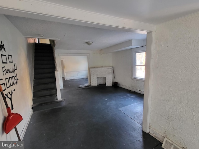 view of unfurnished living room