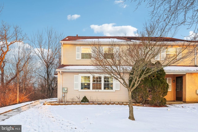 view of front of home