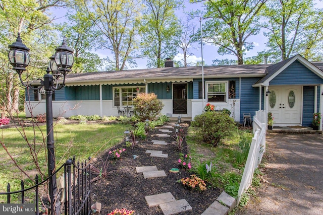 432 Swartley Rd, Hatfield, PA 19440 - ranch-style home with a chimney
