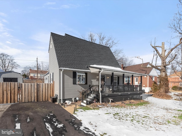 bungalow with a porch