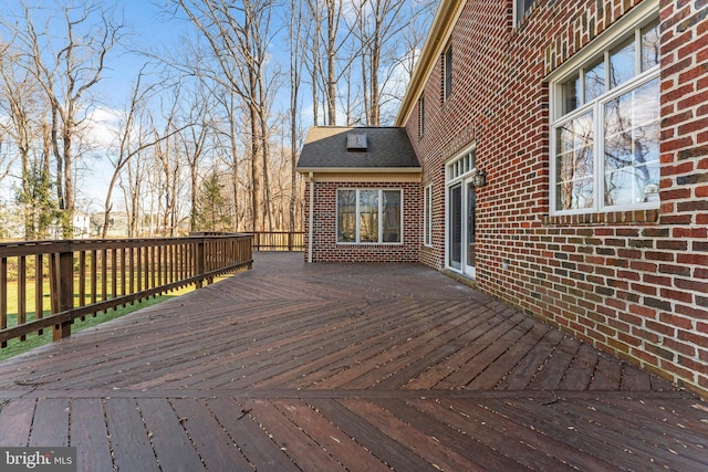 view of deck