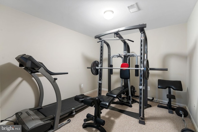 view of exercise room