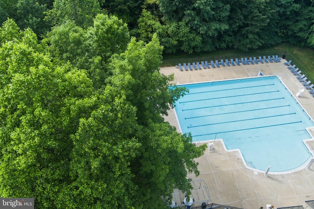 view of pool