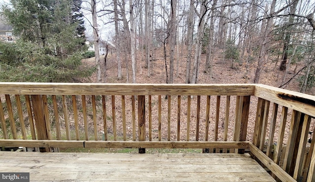 view of deck