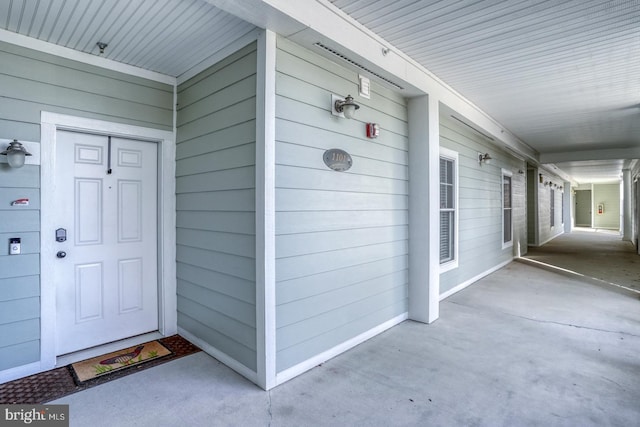 view of entrance to property