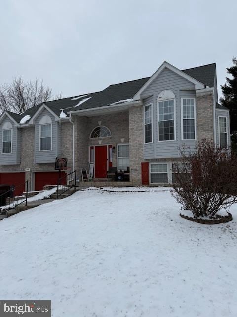 view of split foyer home